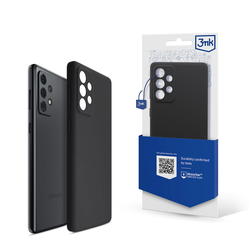 3mk silikoninis dėklas, skirtas Samsung Galaxy A33 5G – juodas