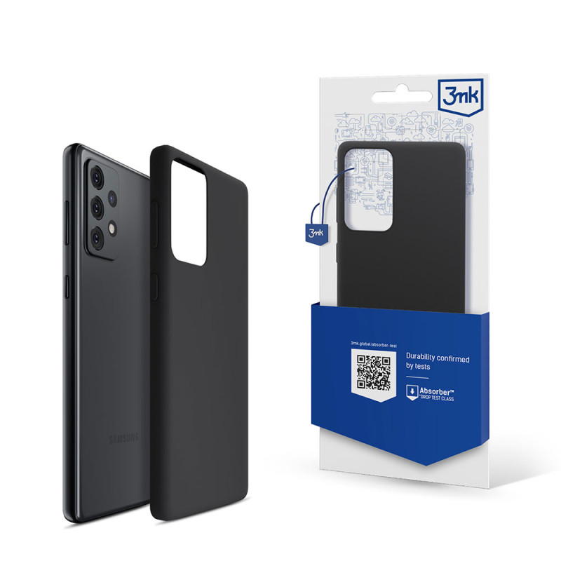 3mk silikoninis dėklas, skirtas Samsung Galaxy A52 4G / 5G / A52s 5G – juodas