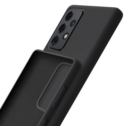 3mk silikoninis dėklas, skirtas Samsung Galaxy A52 4G / 5G / A52s 5G – juodas