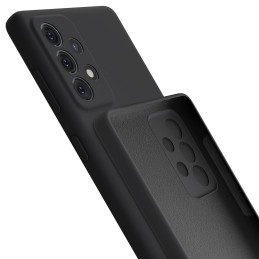 3mk silikoninis dėklas, skirtas Samsung Galaxy A53 5G - juodas