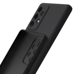 3mk silikoninis dėklas, skirtas Samsung Galaxy A53 5G - juodas