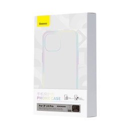 Baseus Corning Case dėklas skirtas iPhone 14 Pro šarvuotas dangtelis + skaidrus stiklas