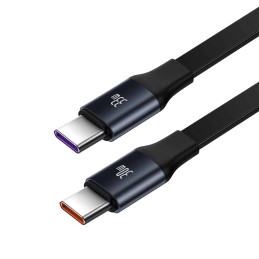2in1 automobilinis įkroviklis 33W 2x USB C (vyriškas) Baseus Enjoyment - juodas