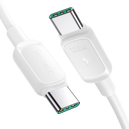 Joyroom Multi-Color Series A14 USB-C / USB-C 100W 1,2 m kabelis – baltas