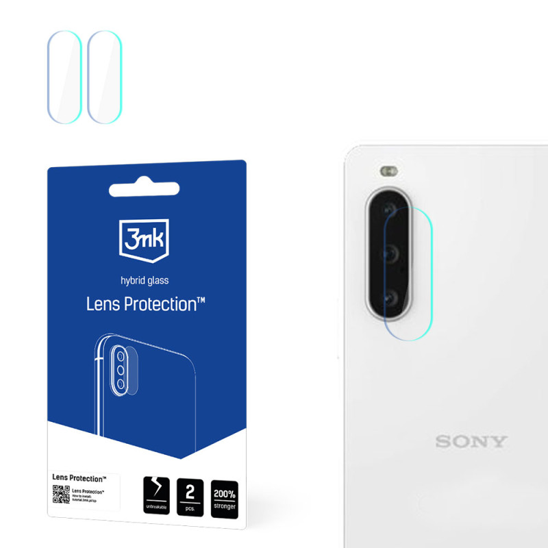 3mk Lens Protection™ hibridinis fotoaparato stiklas, skirtas Sony Xperia 10 V
