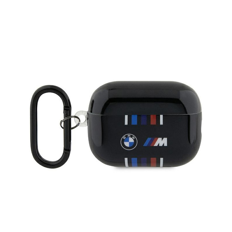 BMW Multiple Colored Lines dėklas, skirtas AirPods Pro 2nd gen - juodas