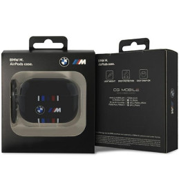 BMW Multiple Colored Lines dėklas, skirtas AirPods Pro 2nd gen - juodas