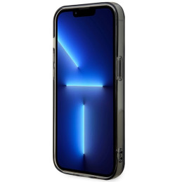 BMW Pattern MagSafe dėklas iPhone 14 Pro Max - pilkas