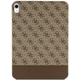 Guess 4G Stripe Allover dėklas iPad 10,9" - rudas