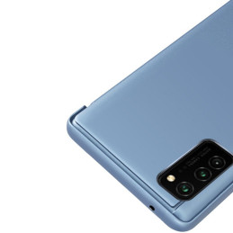 Clear View Case atverčiamas dangtelis, skirtas Samsung Galaxy A72 4G juodas