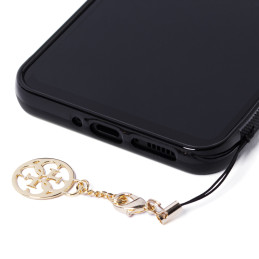 Guess 4G Charms Collection dėklas, skirtas Samsung Galaxy A34 5G - rudas