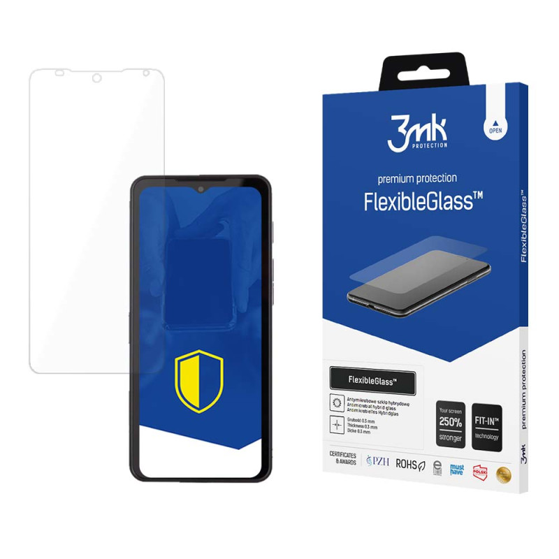 3mk FlexibleGlass™ hibridinis stiklas, skirtas CAT S75