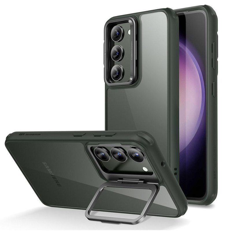 ESR Classic Kickstand dėklas, skirtas Samsung Galaxy S23+ - skaidrus ir žalias