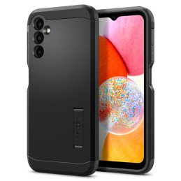 Spigen Tough Armor dėklas, skirtas Samsung Galaxy A14 4G / LTE - juodas