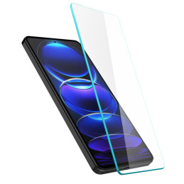 Spigen Glas.tR Plonas grūdintas stiklas, skirtas Xiaomi Redmi Note 12 Pro 5G / 12 Pro+ 5G / Poco X5 Pro 5G - 2 vnt.