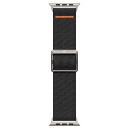 „Spigen Fit Lite Ultra“ dirželis, skirtas Apple Watch 4/ 5/ 6/ 7/ 8/ 9/ SE/ Ultra (42/ 44/ 45/ 49 mm) – juodas