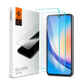 Spigen Glas.tR Plonas grūdintas stiklas Samsung Galaxy A34 5G - 2 vnt.