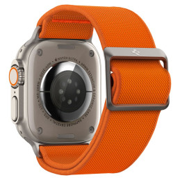 „Spigen Fit Lite Ultra“ dirželis, skirtas Apple Watch 4 / 5 / 6 / 7 / 8 / SE / Ultra (42/ 44/ 45/ 49 mm) – oranžinis