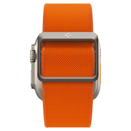 „Spigen Fit Lite Ultra“ dirželis, skirtas Apple Watch 4 / 5 / 6 / 7 / 8 / SE / Ultra (42/ 44/ 45/ 49 mm) – oranžinis