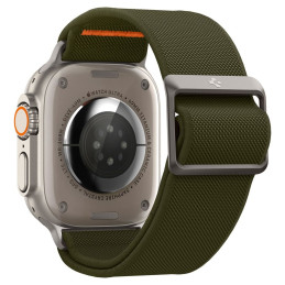 „Spigen Fit Lite Ultra“ dirželis, skirtas Apple Watch 4/ 5/ 6/ 7/ 8/ SE/ Ultra (42/ 44/ 45/ 49 mm) – žalias