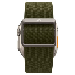 „Spigen Fit Lite Ultra“ dirželis, skirtas Apple Watch 4/ 5/ 6/ 7/ 8/ SE/ Ultra (42/ 44/ 45/ 49 mm) – žalias