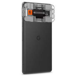Spigen Glas.tR EZ Fit Optik Camera Protector for Google Pixel 7A - Juoda 2 vnt.