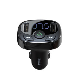 Bluetooth siųstuvas/ įkroviklis automobiliui Baseus S-09A (Overseas Edition) - juodos spalvos