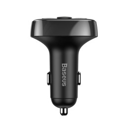 Bluetooth siųstuvas/ įkroviklis automobiliui Baseus S-09A (Overseas Edition) - juodos spalvos