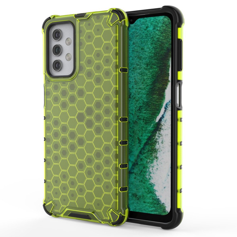 Korinis šarvuotas dėklas su gelio rėmeliu, skirtas Samsung Galaxy A32 5G green