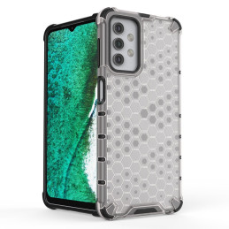 Korinis šarvuotas dėklas su gelio rėmeliu, skirtas Samsung Galaxy A32 5G green