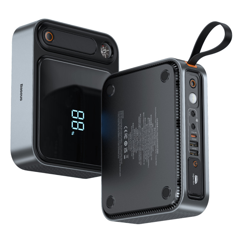 Starteris Baseus Super Energy Ultra 3000A su 26800 mAh maitinimo bloku - juodas