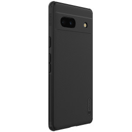„Google Pixel 7a“ šarvuotas dėklas Nillkin Super Frosted Shield Pro šarvuotas dangtelis – juodas