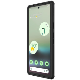 „Google Pixel 7a“ šarvuotas dėklas Nillkin Super Frosted Shield Pro šarvuotas dangtelis – juodas