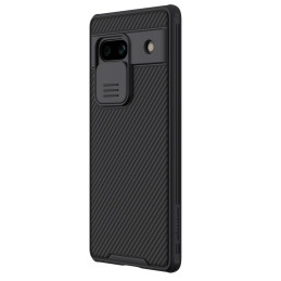 Google Pixel 7a šarvuotas dėklas su Nillkin CamShield Pro Case – juodas