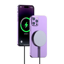 Dudao 15W MagSafe indukcinis įkroviklis - juodas