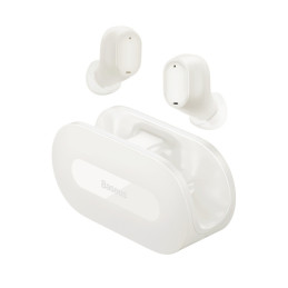 TWS Bluetooth 5.3 belaidės ausinės Baseus Bowie EZ10 - baltos