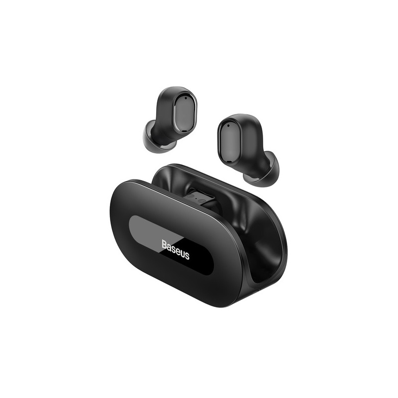 TWS Bluetooth 5.3 belaidės ausinės Baseus Bowie EZ10 - juodos