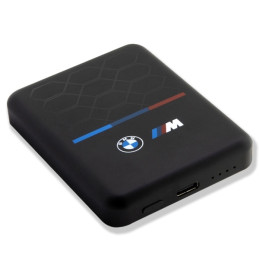 BMW M Collection MagSafe 5W 3000mAh indukcinis maitinimo blokas + laidas - juodas