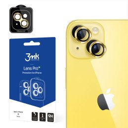 3mk Lens Protection Pro kameros dangtelis iPhone 14 - geltonas