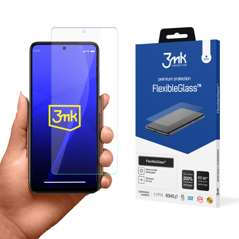 3mk FlexibleGlass™ hibridinis stiklas, skirtas Xiaomi Redmi Note 12s