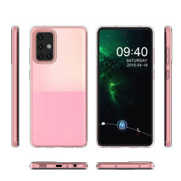 Ultra Clear 0,5 mm gelio dėklas, skirtas Samsung Galaxy A72 4G skaidrus