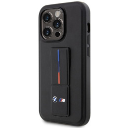 BMW Grip Hot Stamp dėklas iPhone 14 Pro Max - juodas