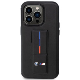 BMW Grip Hot Stamp dėklas iPhone 14 Pro Max - juodas