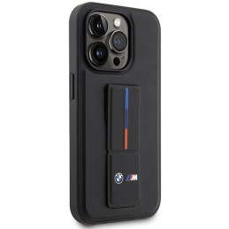 BMW Grip Hot Stamp dėklas iPhone 14 Pro Max - juodas
