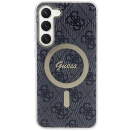 Guess 4G MagSafe dėklas Samsung Galaxy S23+ - juodas