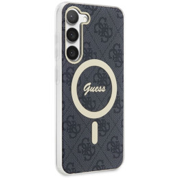 Guess 4G MagSafe dėklas Samsung Galaxy S23 - juodas