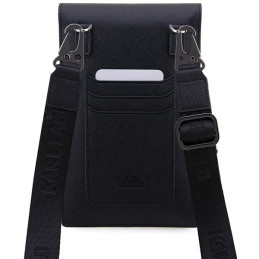 Karl Lagerfeld Saffiano Karl&Choupette rankinė - juoda