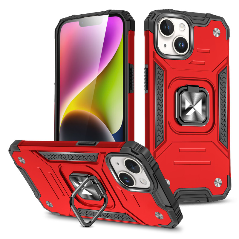 Wozinsky Ring Armor dėklas iPhone 15 - raudonas