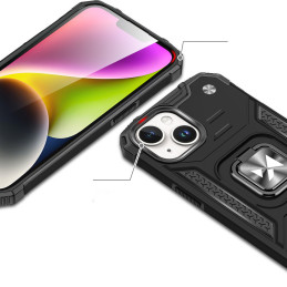 Wozinsky Ring Armor dėklas iPhone 15 - raudonas