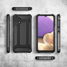 Hybrid Armor šarvuotas hibridinis dėklo dangtelis, skirtas Samsung Galaxy A32 5G gold